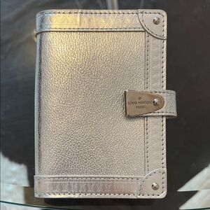 Louis Vuitton Metallic Silver Card Holder wallet